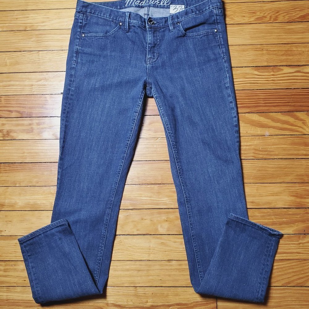 Madewell 37s Medium Wash Skinny Jeans Sz 30x32 - Picture 2 of 11